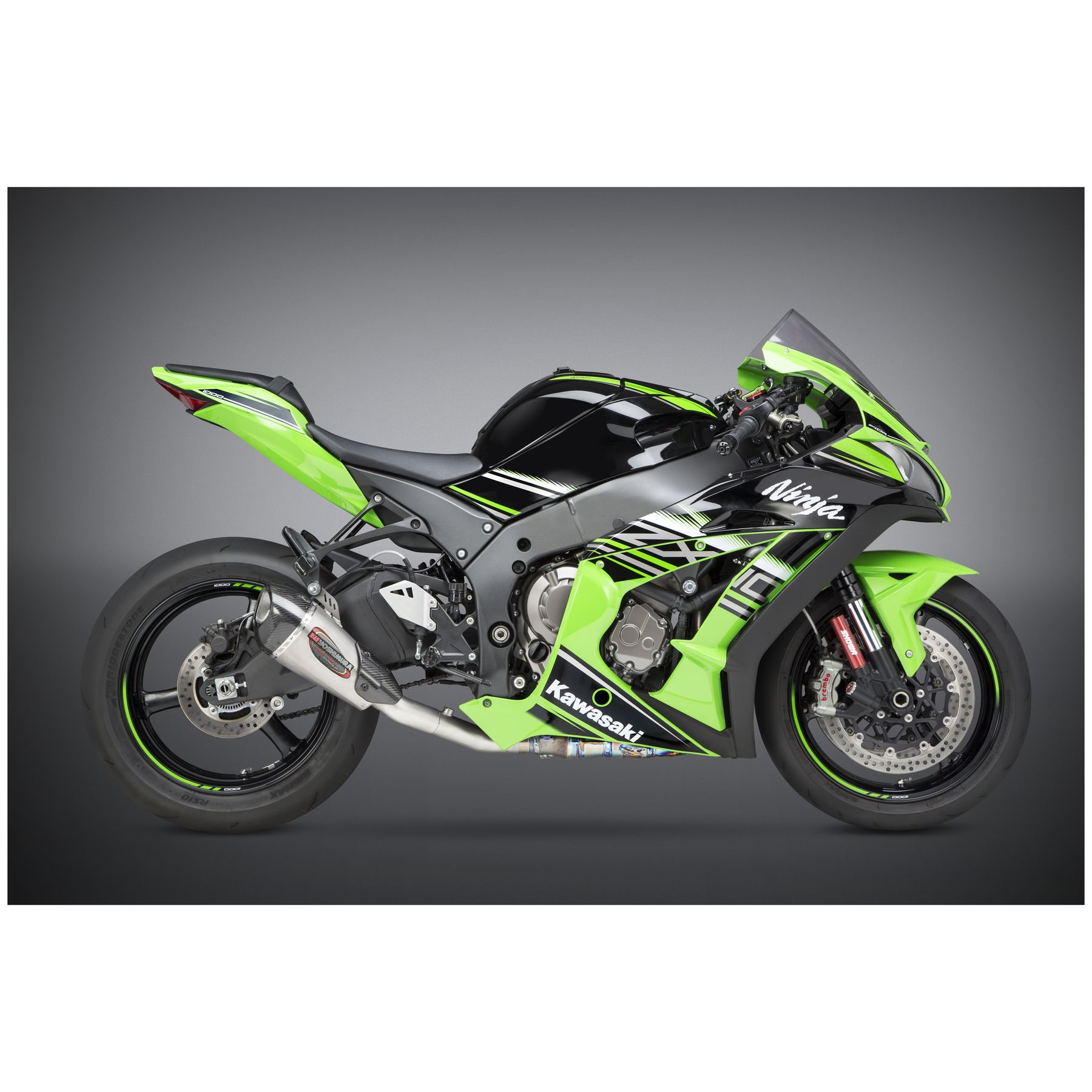 Yoshimura Alpha T Works Race Slip-On Exhaust for Kawasaki ZX-10RR