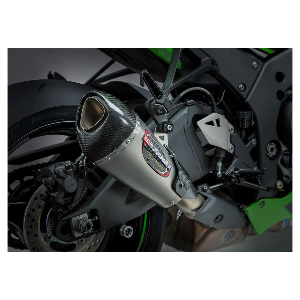 Yoshimura Alpha T Works Street Slip-On Exhaust for Kawasaki ZX10RR