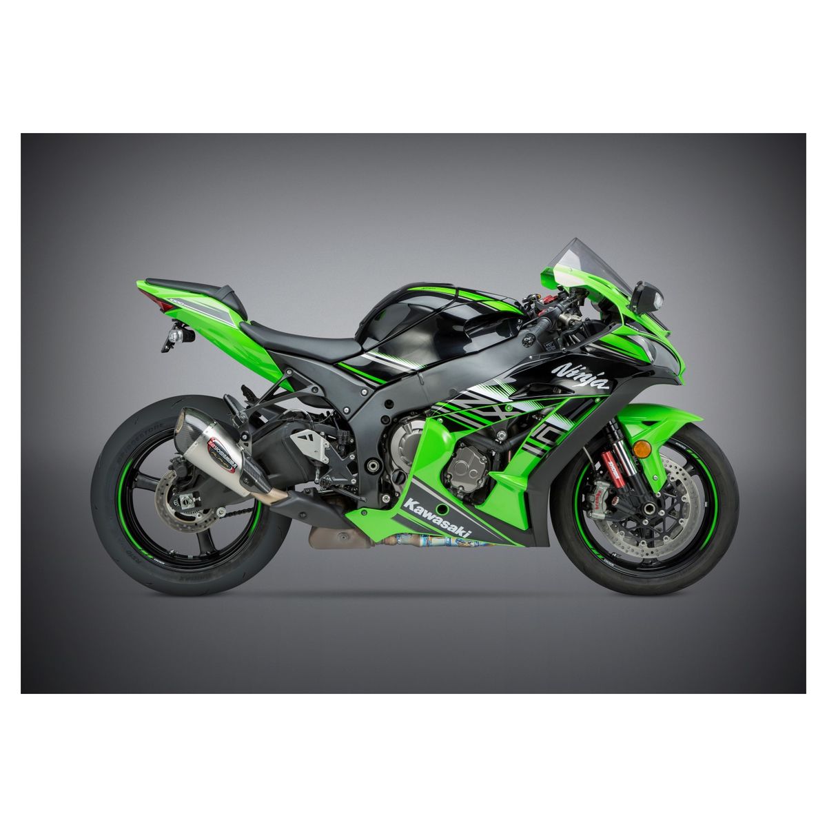 Yoshimura Alpha T Works Street Slip-On Exhaust for Kawasaki ZX-10R