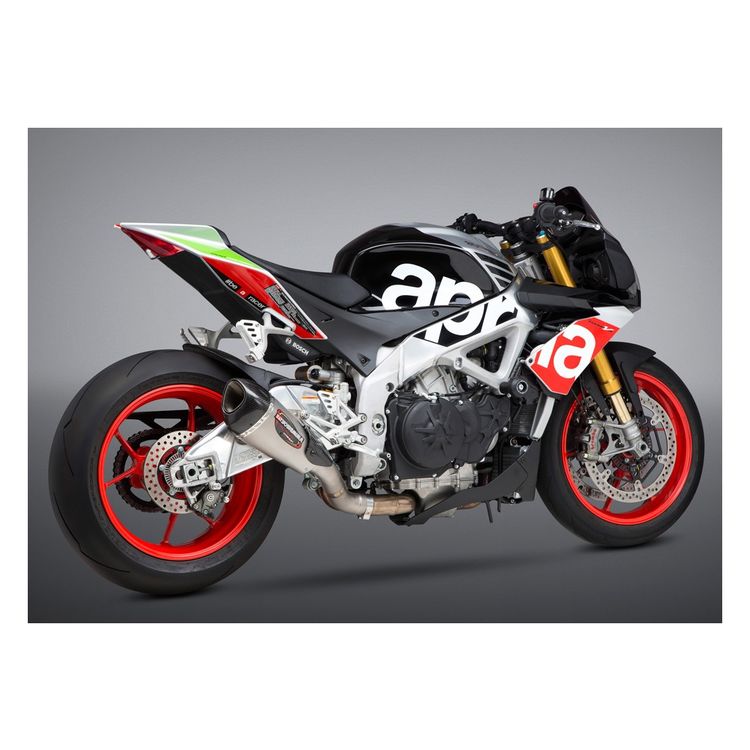 Yoshimura Alpha T Works Race Slip-On Exhaust for Aprilia Tuono V4 1100 RR